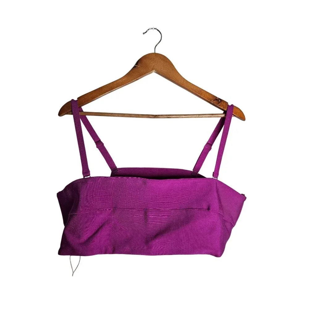 Skims Knit Swim Bandeau Bikini Top Women Size 4X Lollipop